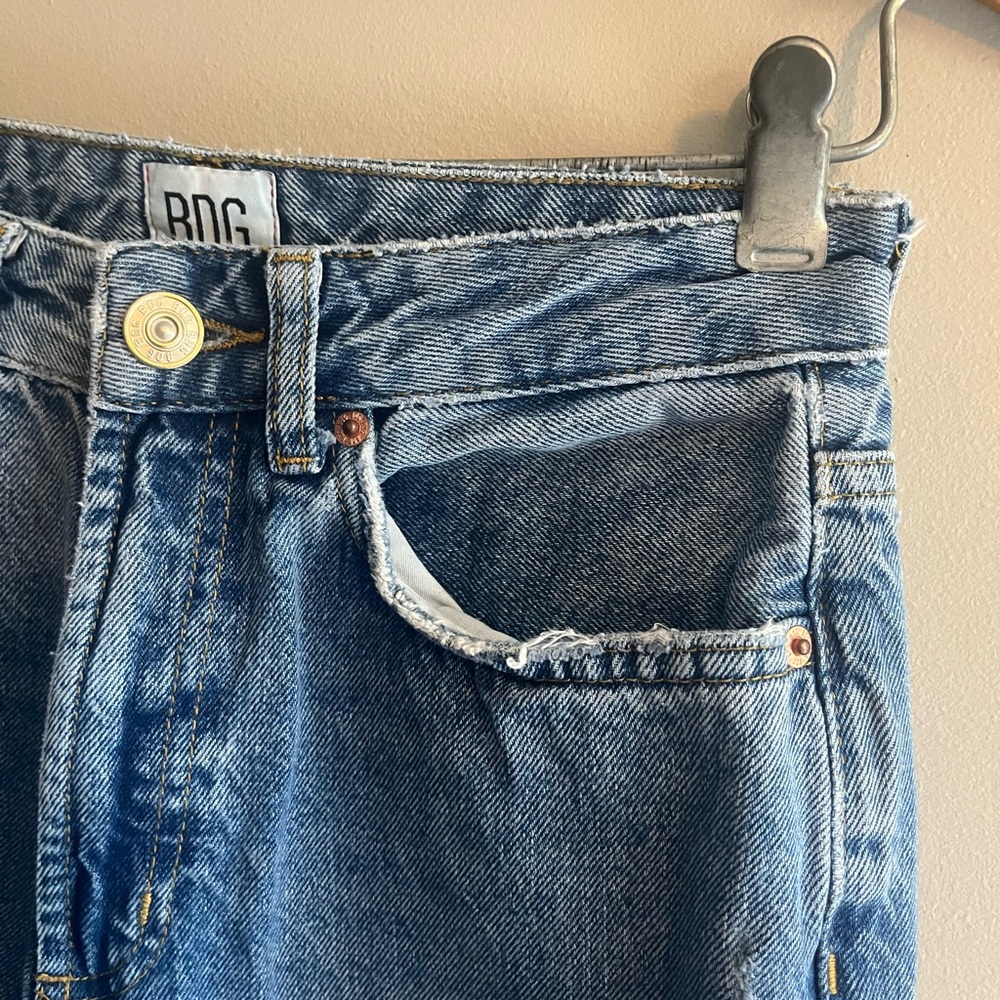 BDG high waist straight leg mom jeans size 25 - Picture 6 of 7